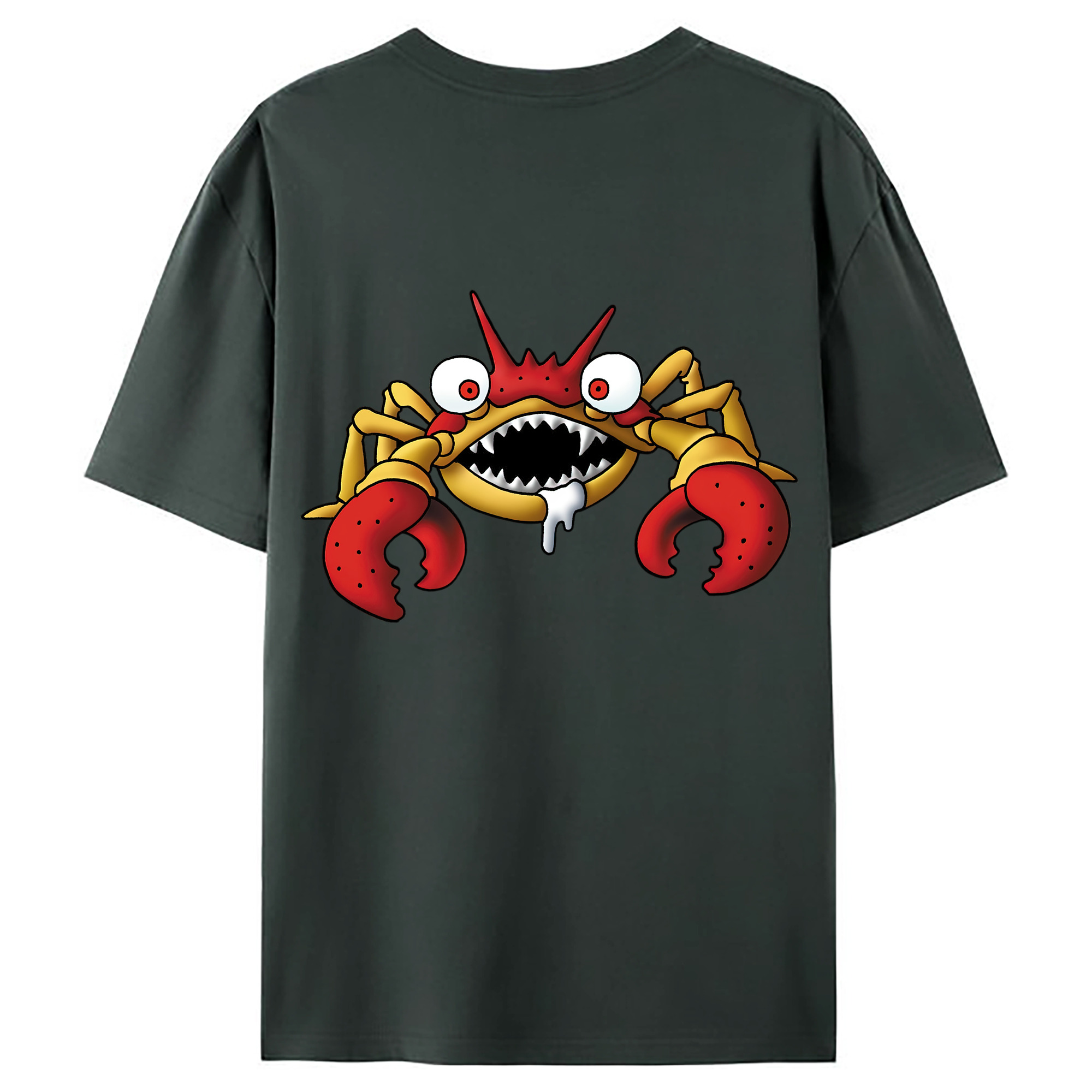 （画像用） ドラゴンクエスト Doragon Kuesuto Dragon Quest 綿100％ メンズ半袖Tシャツ（バックプリント） 通気性